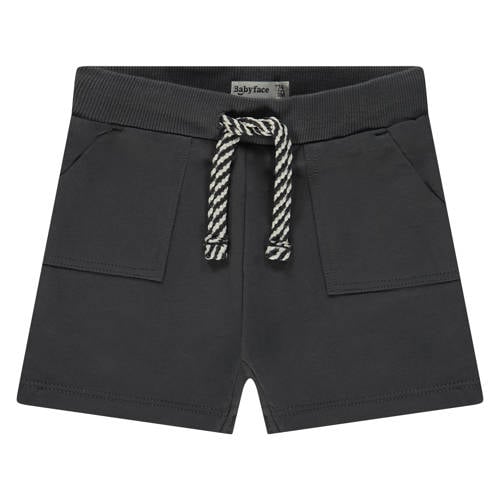 Babyface sweatshort antraciet Korte broek Grijs Jongens Katoen Effen - maat 56 afbeelding