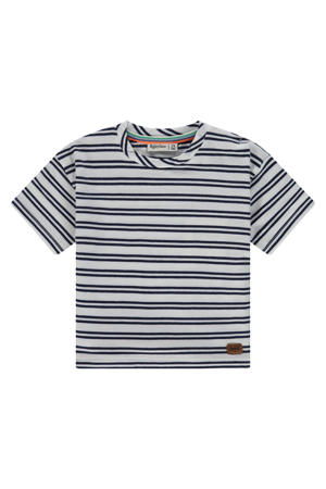 gestreept T-shirt donkerblauw