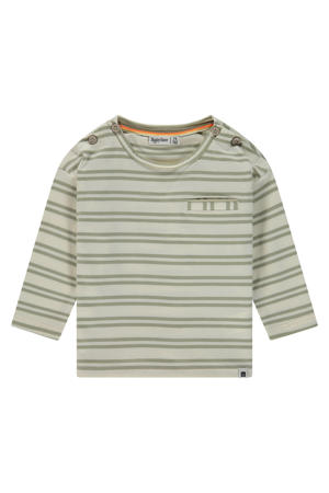 gestreepte longsleeve groen
