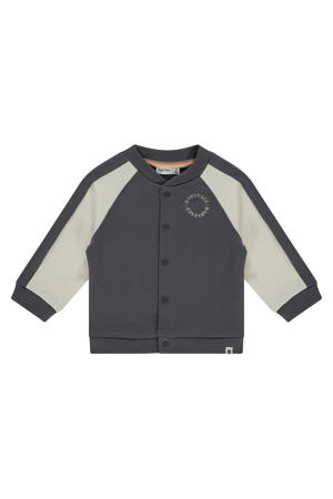 sweatvest antraciet