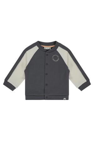sweatvest antraciet