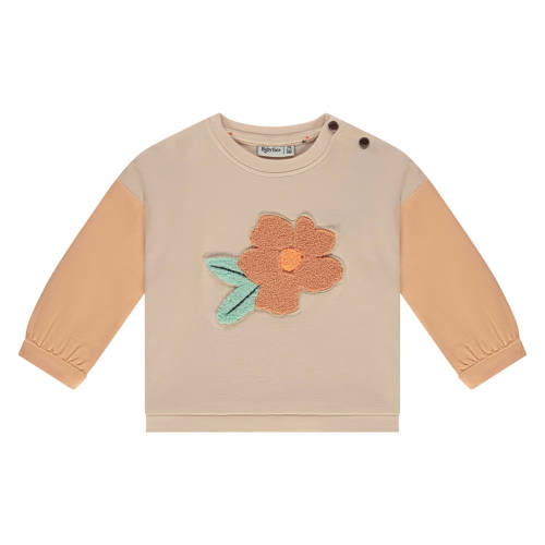 Babyface sweater oranje Meisjes Katoen Ronde hals Printopdruk - maat 86 afbeelding