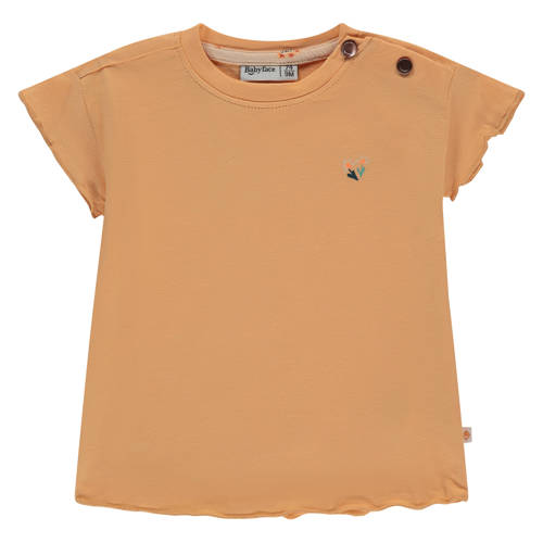 Babyface T-shirt oranje Meisjes Katoen Ronde hals Effen - maat 92 afbeelding