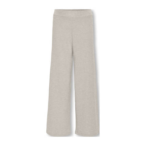 KIDS ONLY GIRL Wide leg casual broek ecru Meisjes Polyester Effen - maat 116 afbeelding