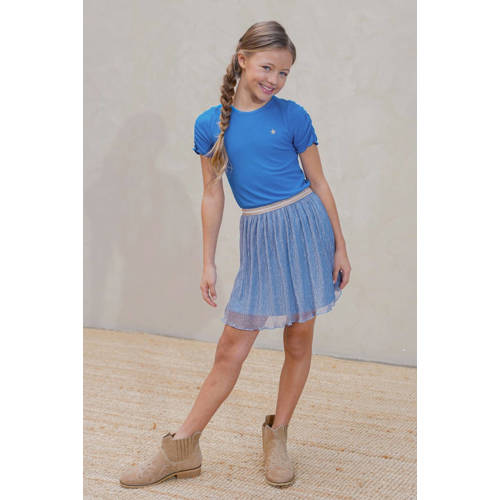 Like Flo plissé rok lichtblauw Meisjes Polyester Effen - maat 158/164 afbeelding
