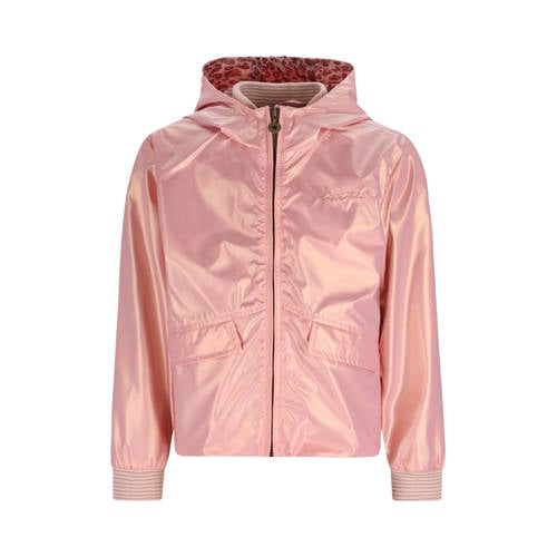 Like Flo jack roze Jas Meisjes Polyester Capuchon Effen - maat 122/128 afbeelding