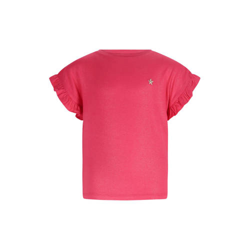 Like Flo T-shirt roze Meisjes Viscose Ronde hals Effen - maat 122/128 afbeelding