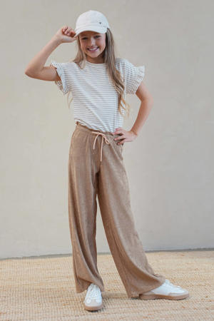 straight casual broek bruin