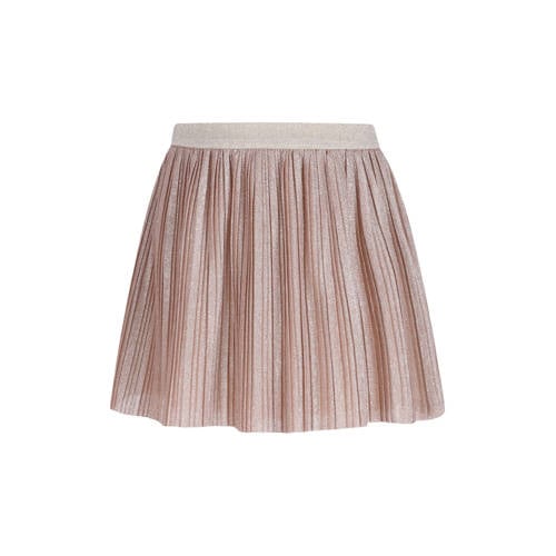 Like Flo plissé rok met glitter goud Meisjes Polyester Effen - maat 134/140 afbeelding