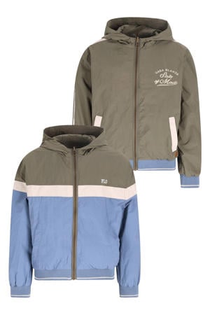 reversible jas groen