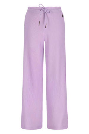straight casual broek lila
