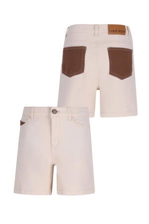 regular waist casual short beige