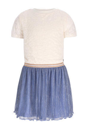 midi jurk blauw