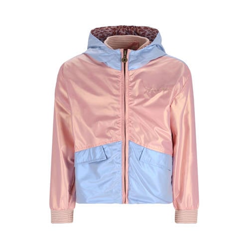 Like Flo jack lichtblauw Jas Meisjes Polyester Capuchon Effen - maat 116 afbeelding