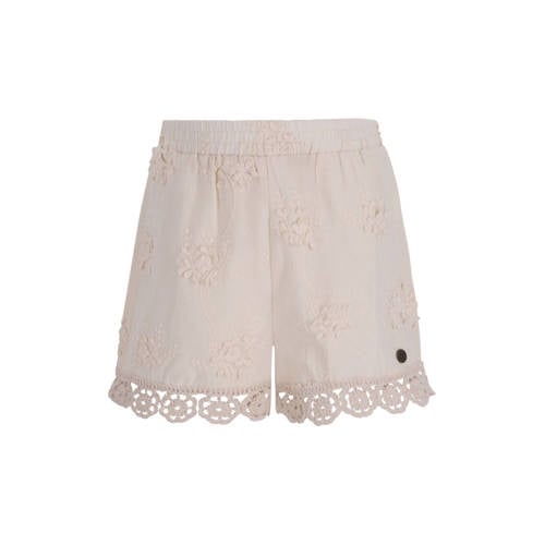 Like Flo regular casual short ecru Korte broek Meisjes Katoen Effen - maat 122/128 afbeelding