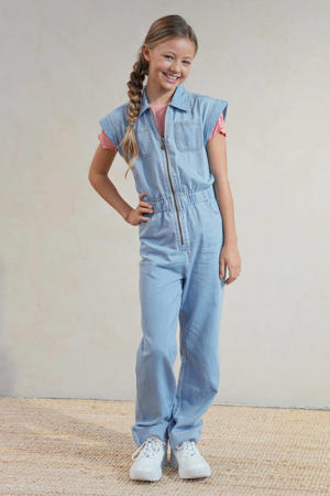 jumpsuit light blue denim
