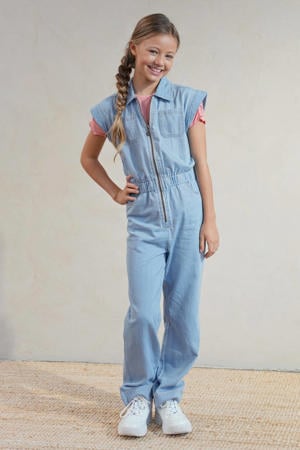 jumpsuit light blue denim