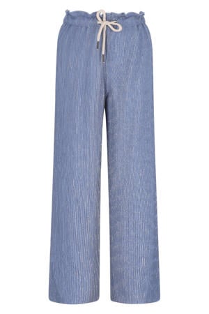 straight casual broek lichtblauw