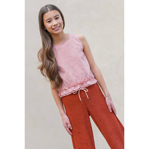 Like Flo mouwloze top roze Meisjes Polyester Ronde hals Effen - maat 116 afbeelding
