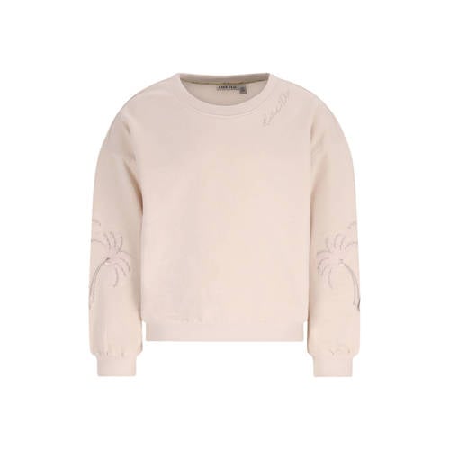 Like Flo sweater ecru Effen - maat 110 | Sweater van Like Flo afbeelding