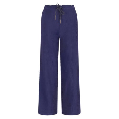 Like Flo straight casual broek donkerblauw Meisjes Polyester Effen - maat 122 afbeelding