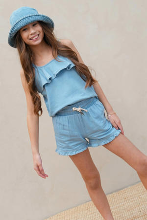 spaghettitop light blue denim