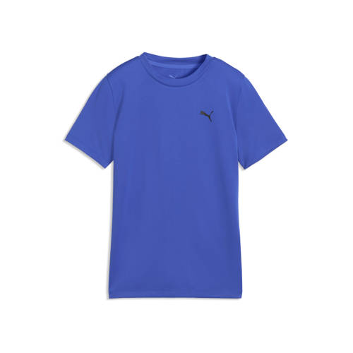Puma sportshirt TAD ESS blauw Sport t-shirt Jongens/Meisjes Polyester Ronde hals - maat 116 afbeelding