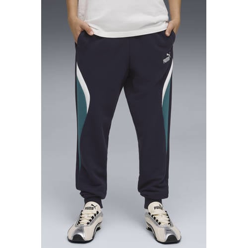 Puma joggingbroek donkerblauw Jongens/Meisjes Katoen Effen
