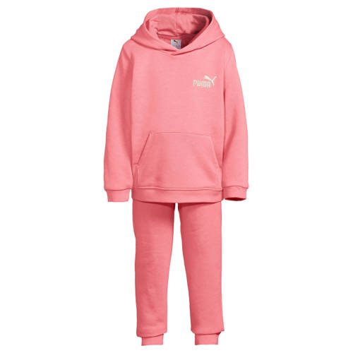 Puma joggingpak roze Jongens/Meisjes Katoen Capuchon - maat 80 afbeelding