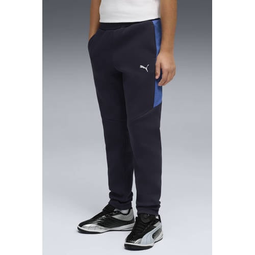 Puma joggingbroek donkerblauw Jongens/Meisjes Katoen Meerkleurig