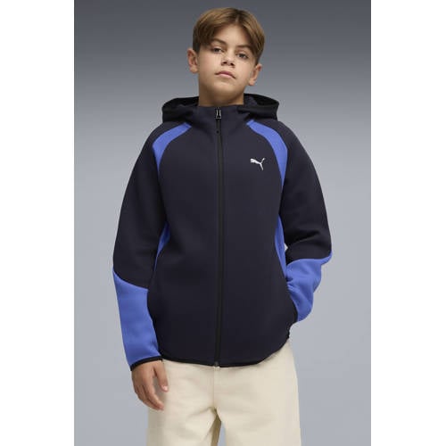 Puma sweatvest donkerblauw Meerkleurig - maat 152 | Vest van Puma afbeelding