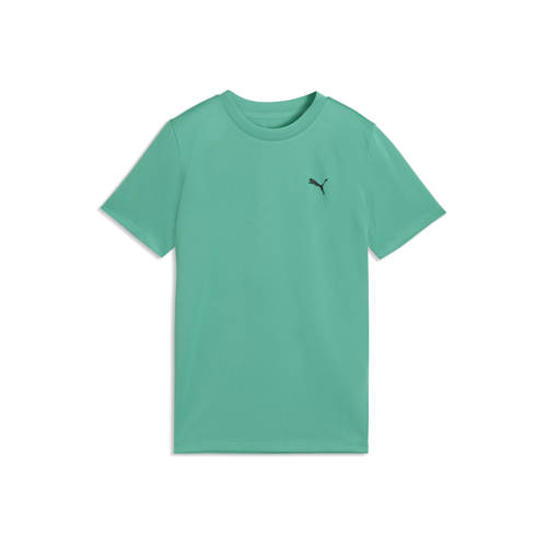 Puma sportshirt TAD ESS groen Sport t-shirt Jongens/Meisjes Polyester Ronde hals - maat 176 afbeelding