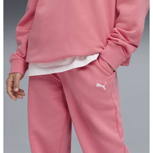 Puma joggingpak roze Meisjes Katoen Ronde hals Effen - maat 152 afbeelding