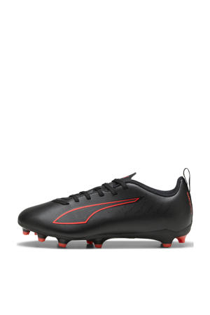 Ultra 6 Play junior voetbalschoenen zwart/rood