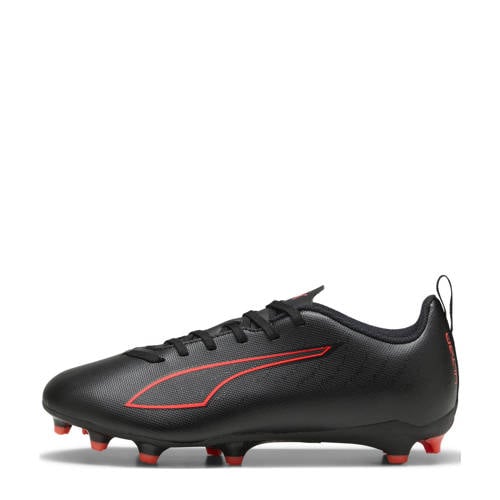 Puma Ultra 6 Play junior voetbalschoenen zwart/rood Jongens/Meisjes Imitatieleer - maat 30 afbeelding