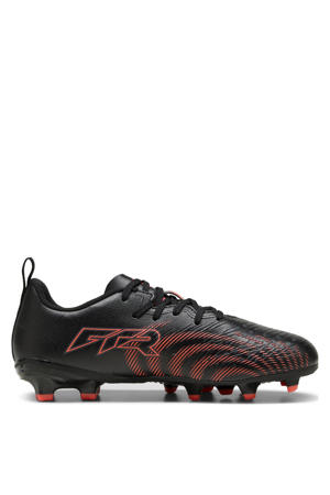 Future 9 Play junior voetbalschoenen zwart/oranje
