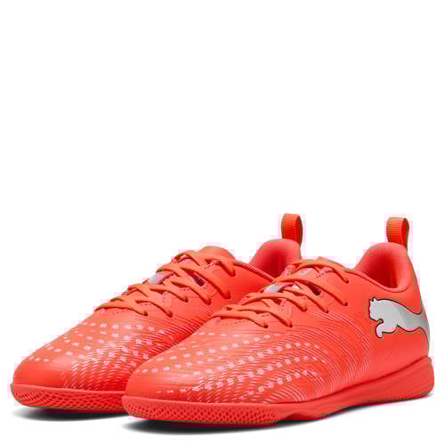 Puma Future 9 Play junior voetbalschoenen oranje Jongens/Meisjes Imitatieleer