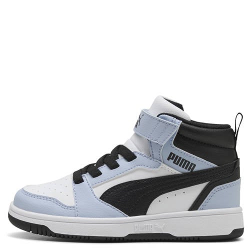 Puma sneakers wit/lichtblauw Jongens/Meisjes Imitatieleer Meerkleurig - maat 34 afbeelding