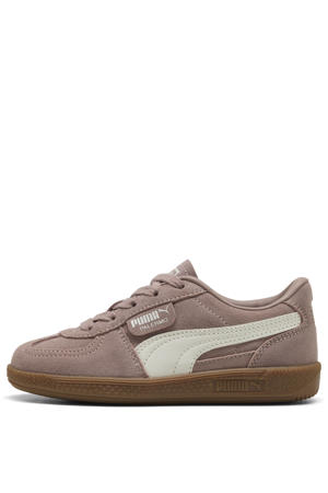 Palermo leren sneakers bruin/lichtgrijs