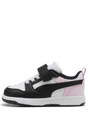 Rebound V6 sneakers wit/zwart/lichtroze