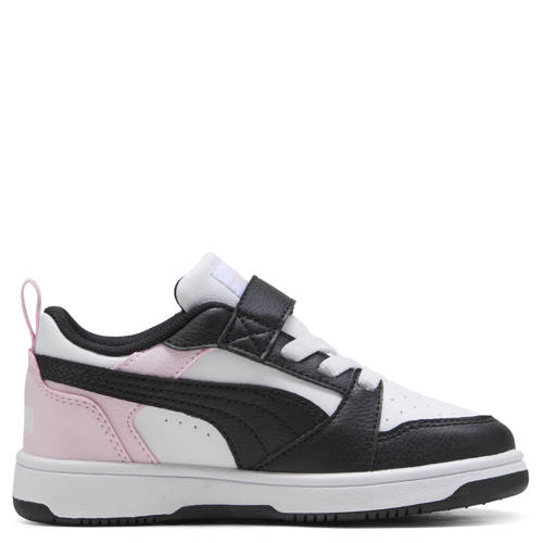 Puma Rebound V6 sneakers wit/roze Jongens/Meisjes Imitatieleer Meerkleurig - maat 35 afbeelding
