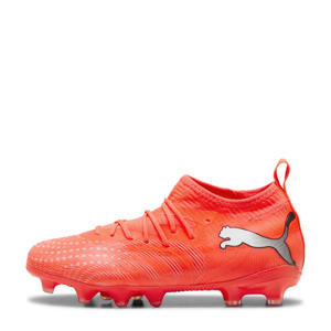 Future 9 Match junior voetbalschoenen oranje/wit/zilver