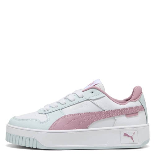 Puma Carina Street sneakers roze/wit Meisjes Leer Meerkleurig - maat 38 afbeelding