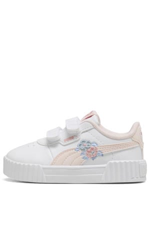 Carina 3.0 Floral sneakers wit/roze