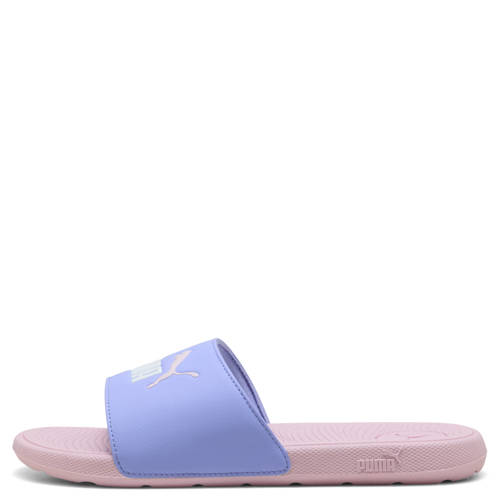 Puma Cool Cat 2.0 badslippers lila/roze Paars Jongens/Meisjes Rubber Logo