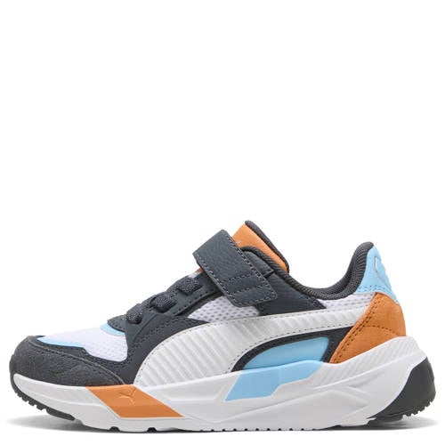 Puma Trinity 2 sneakers zwart/wit/lichtblauw Jongens/Meisjes Mesh Meerkleurig - maat 35 afbeelding