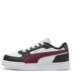 Caven III sneakers wit/zwart/donkerrood