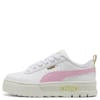 Puma Mayze leren sneakers wit/lichtroze