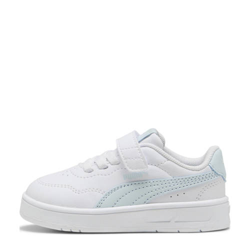 Puma Court Lally sneakers wit/lichtblauw Jongens/Meisjes Imitatieleer Meerkleurig - maat 26 afbeelding