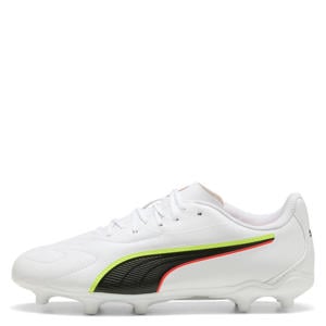 King 20 Play junior voetbalschoenen wit/rood/geel